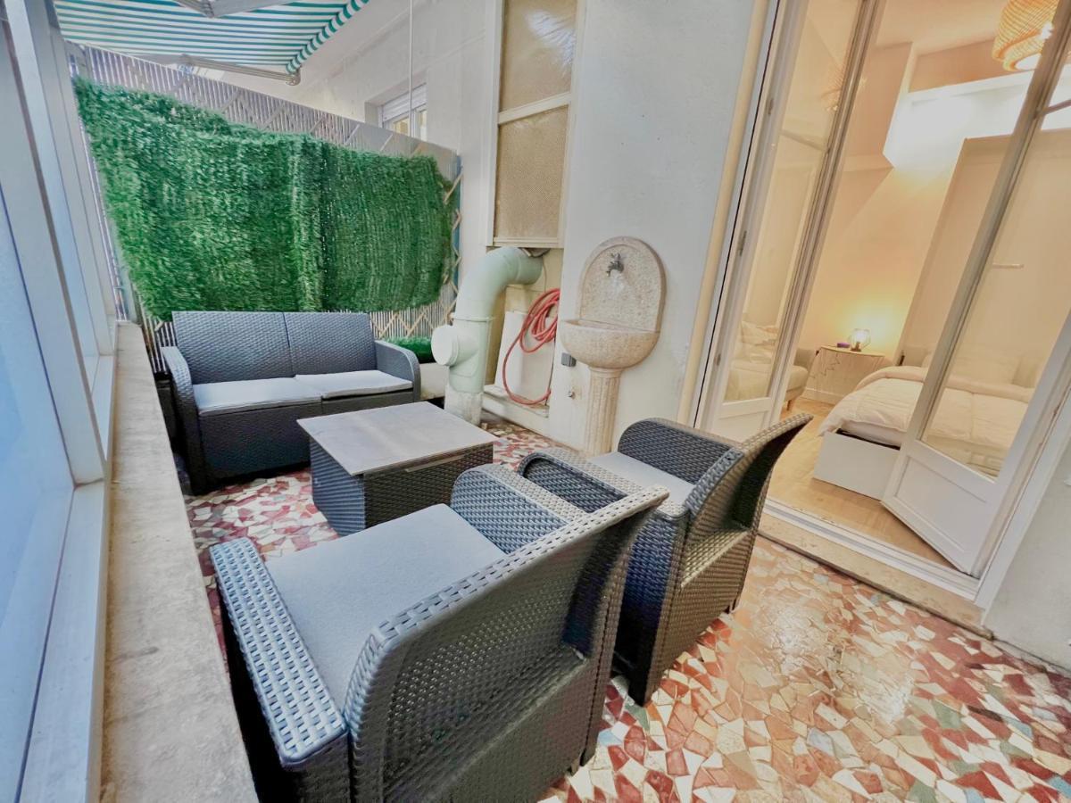 Aparthotel Riviera Superbe Studio Terrasse 100M Promenade Des Anglais Carre D'Or Terrasse Meyerbeer Nizza Exterior foto